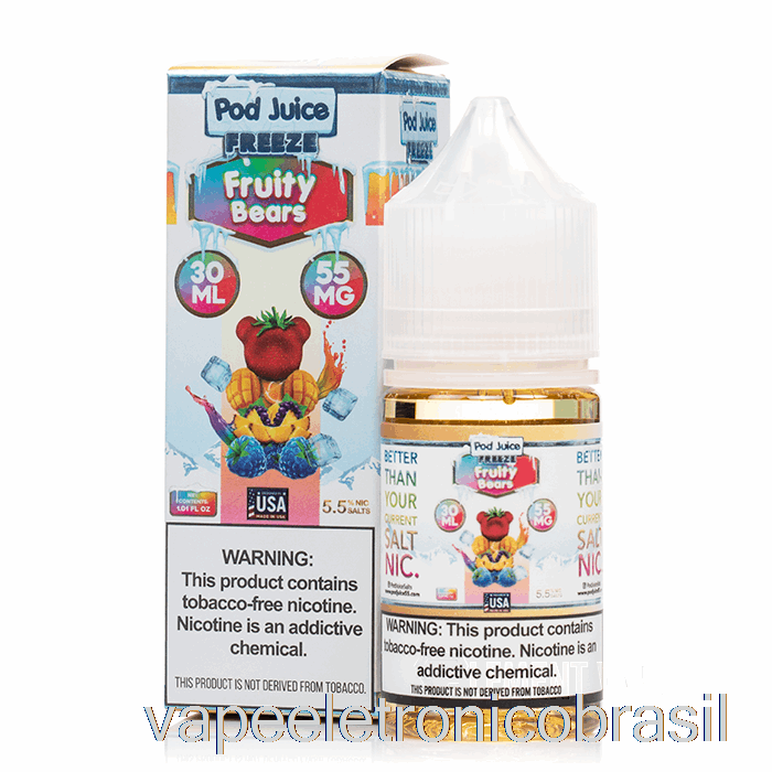 Vape Vaporesso Congelar Ursos Frutados - Suco De Vagem - 30ml 20mg